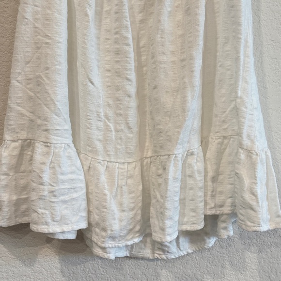 Jacquie The Label White Button-Front Mini Dress – 👗 Size Small, Boho Style - Picture 5 of 16